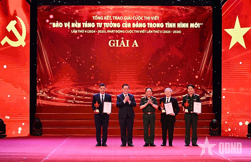 Tổng kết, trao giải Cuộc thi viết “Bảo vệ nền tảng tư tưởng của Đảng trong tình hình mới” lần thứ 4 (2024 - 2025), phát động Cuộc thi viết lần thứ 5 (2025 - 2026)